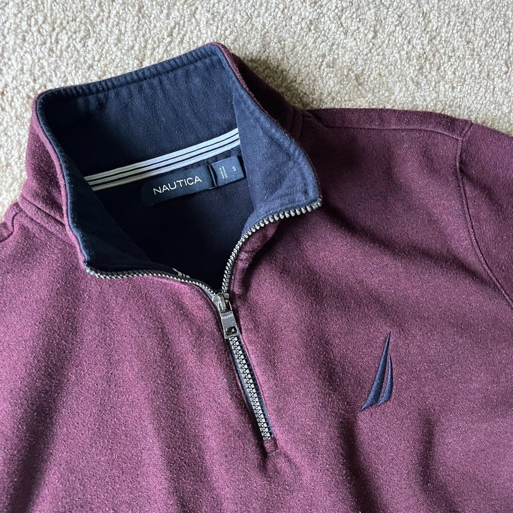 Nautica Burgundy Pullover